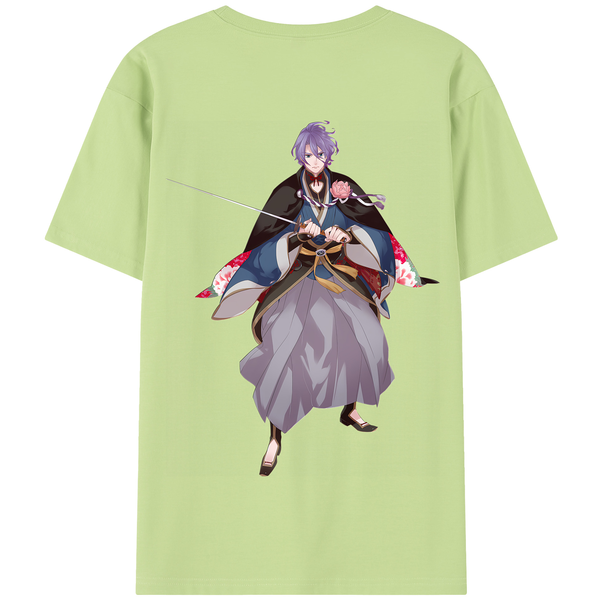 （画像用） 刀剣乱舞 Touken Ranbu 綿100％半袖Tシャツ（背面プリント）